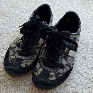 Coach Black and Gray Women's Sneakers